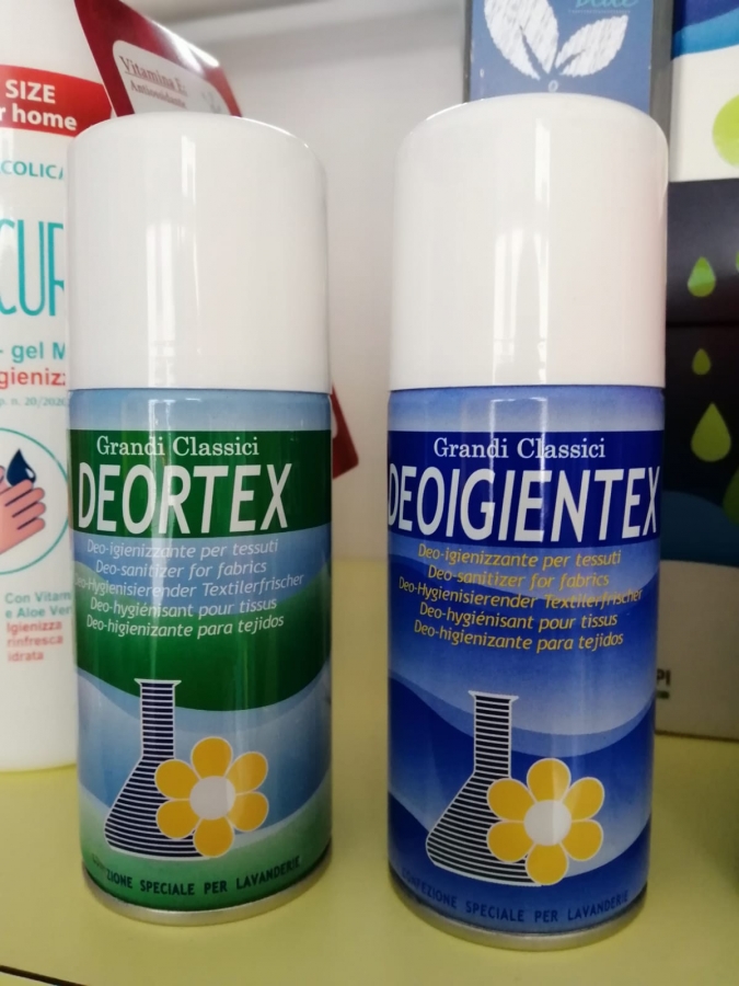 IGIENIZZANTE SPRAY TESSUTI VESTITI SINTETICI NATURALI DISINFETTANTE NON  MACCHIA